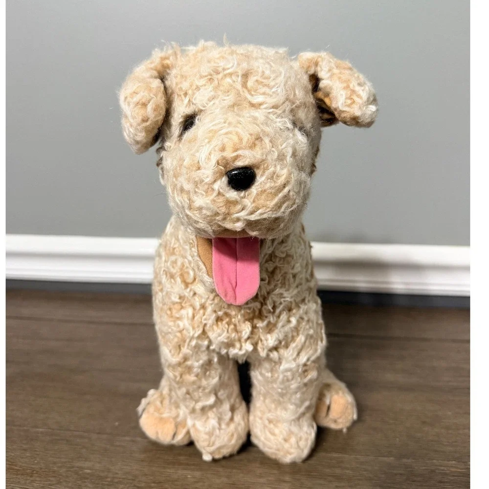 Vintage 1992 Ty Classic Plush TOFFEE the Shaggy Puppy Dog Stuffed Animal Toy‎